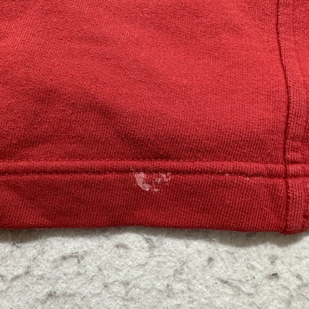 Vintage Nike Air Jordan Men's Large Pullover Red Hoodie Jumpman Logo Y2K Retro - Picture 14 of 14